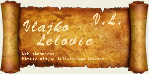 Vlajko Lelović vizit kartica